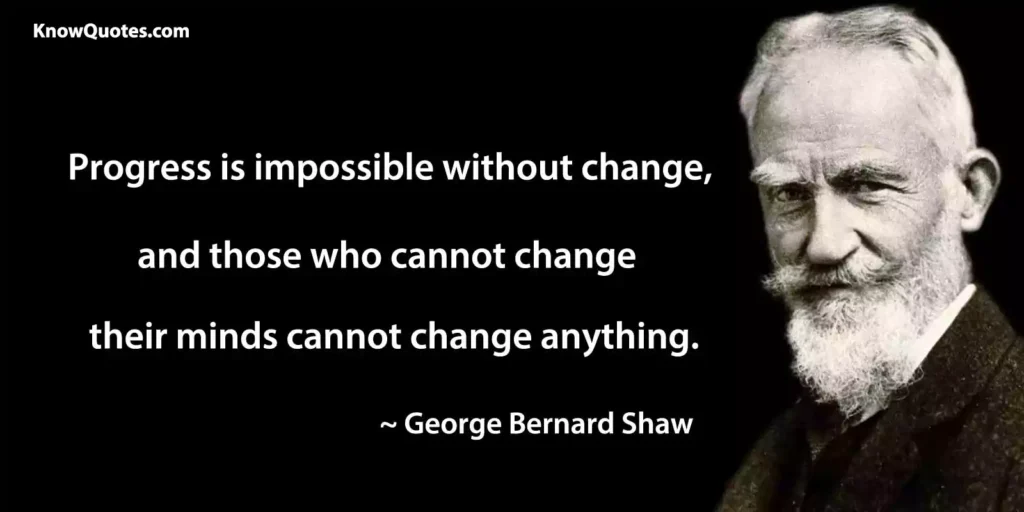 George Bernard Shaw Quotes Unreasonable Man
