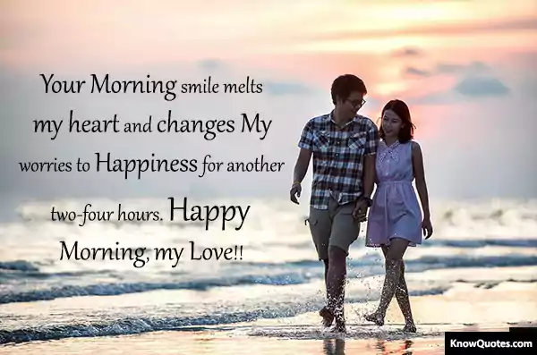 Good Morning Quotes for Lover