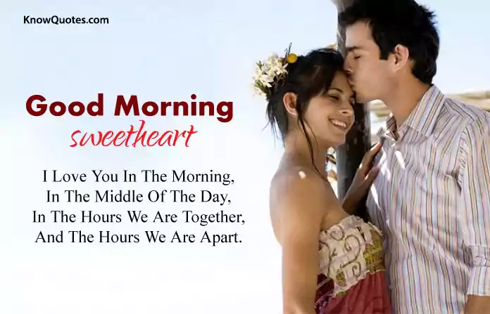 Good Morning Quotes for Love Romantic