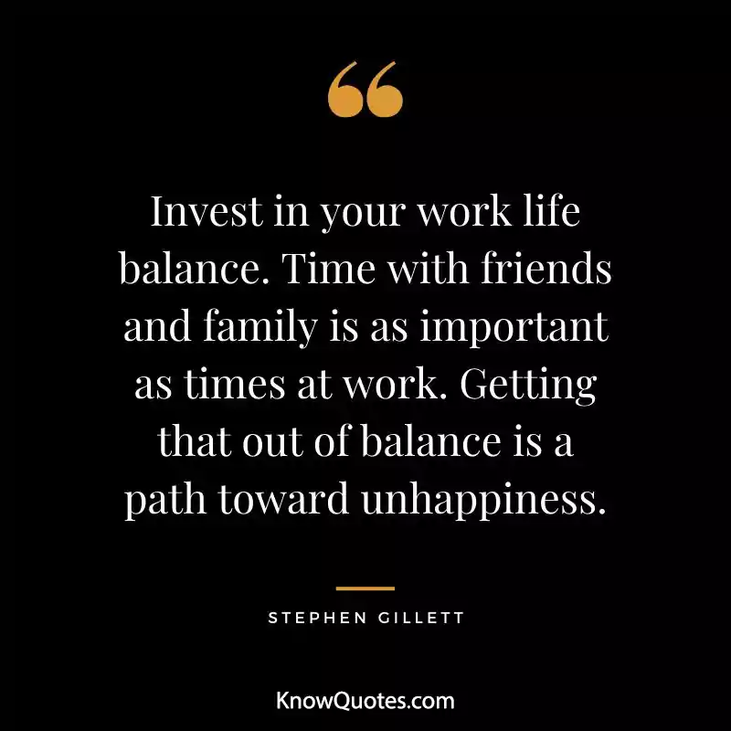 Quotes Work Life Balance