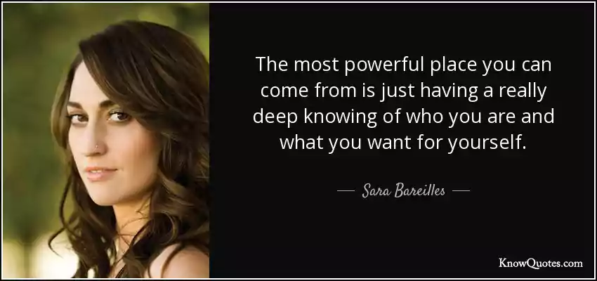 Sara Bareilles Song Quotes