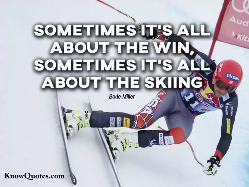 Skiing Quotes Warren Miller