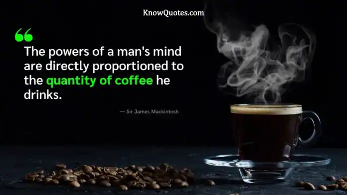 Coffee Quotes in English