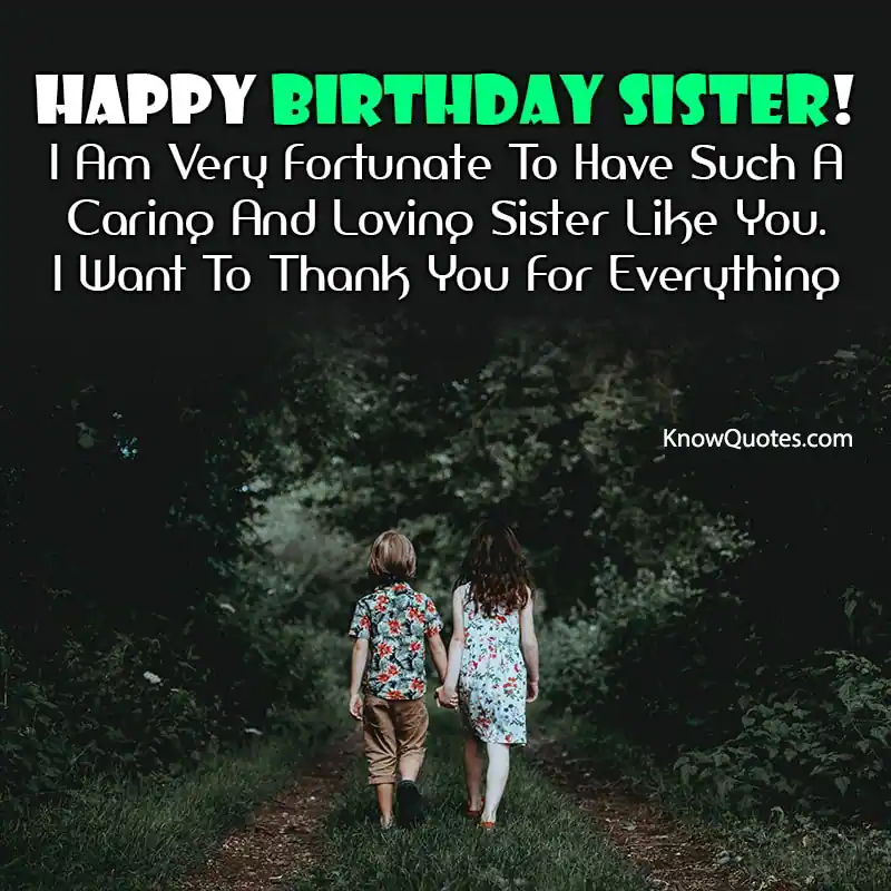 Happy Birthday Quotes for Sister