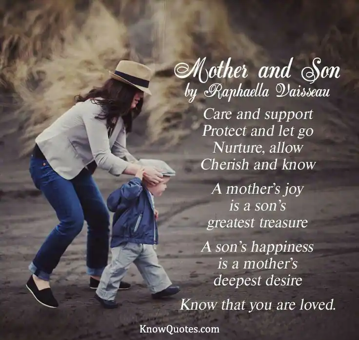 Mother and Son Quotes Short