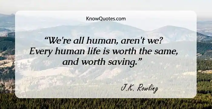 Quote About Value of Life