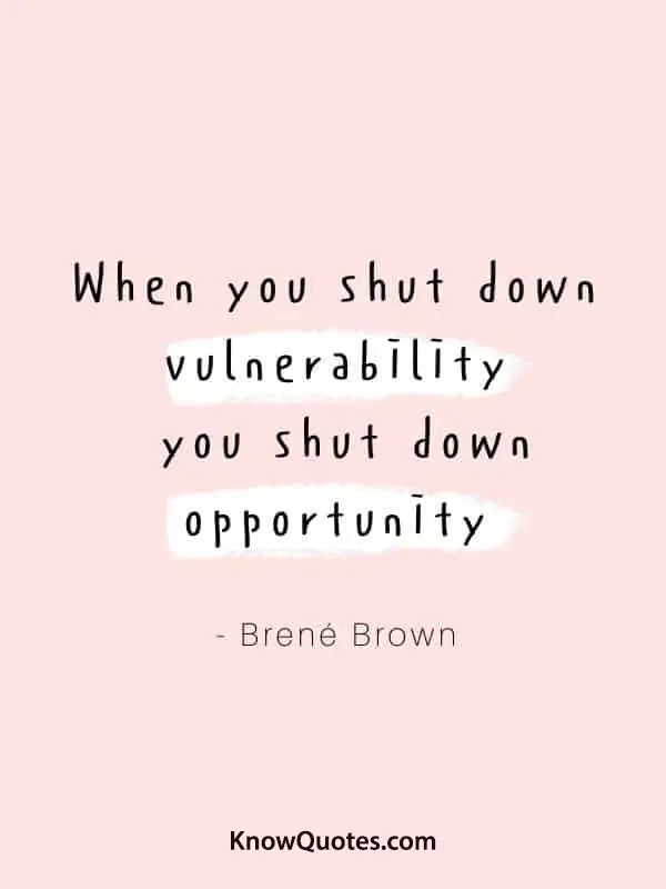 Brene Brown Quotes Vulnerability Courage