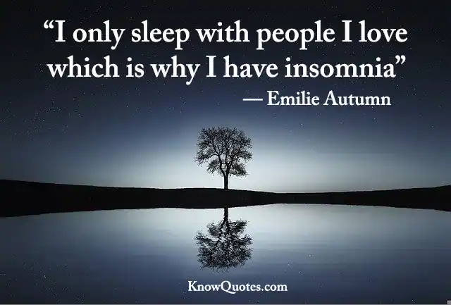 Can T Sleep Quotes