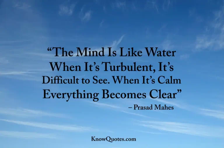 40+ Best Clear Mind Quotes
