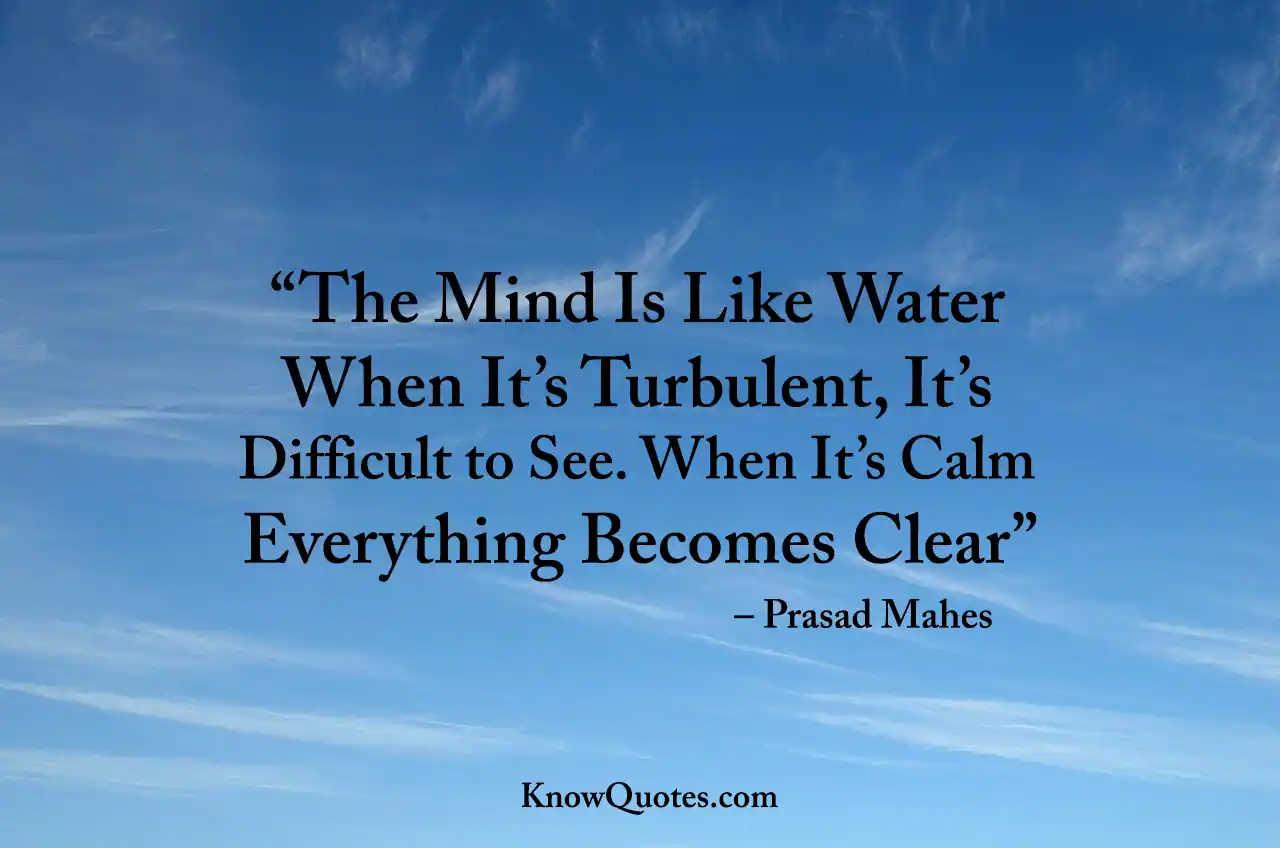 Clear Mind Quotes