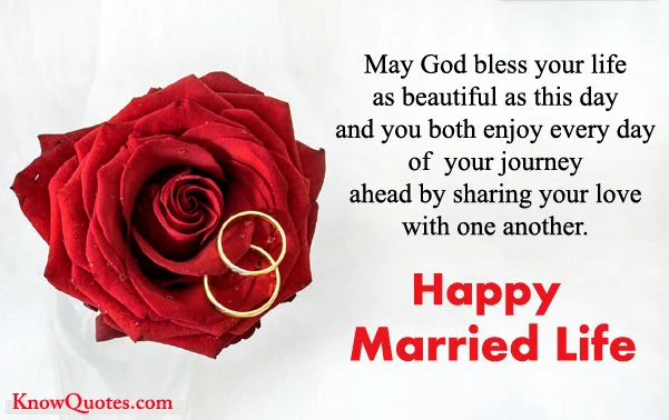 Happy Married Life Quotes in English
