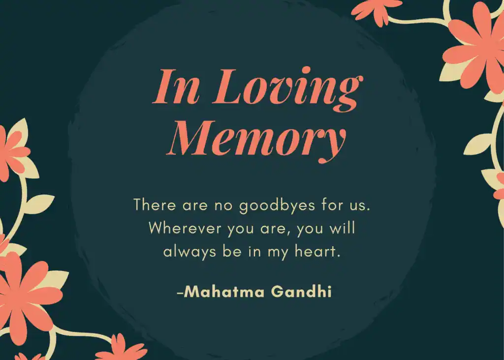 In Loving Memory Quotes