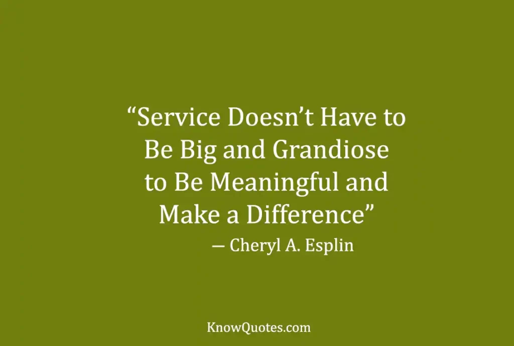 Famous Quotes About Serving Others