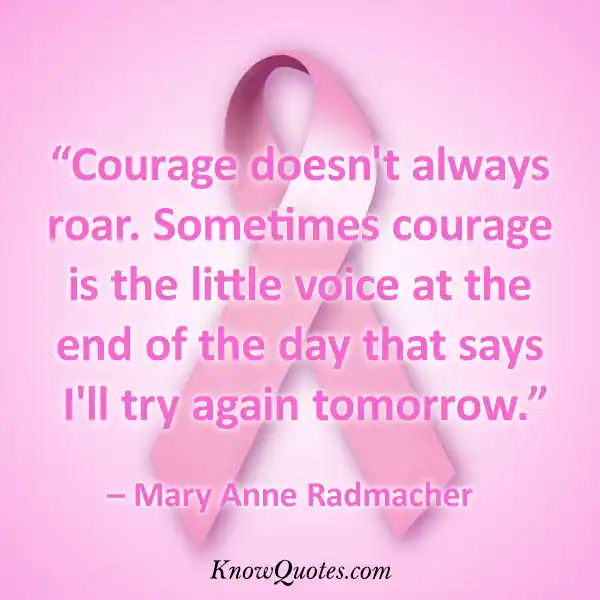 October Is Breast Cancer Awareness Month Quotes