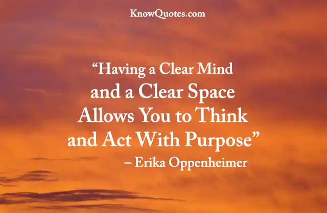 Quotes on Clear Mind