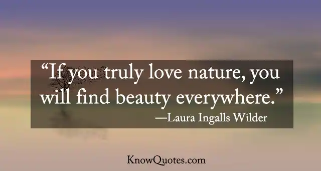 Quotes About Nature Beauty Sayings