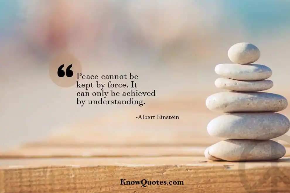 Calm Peace Quotes