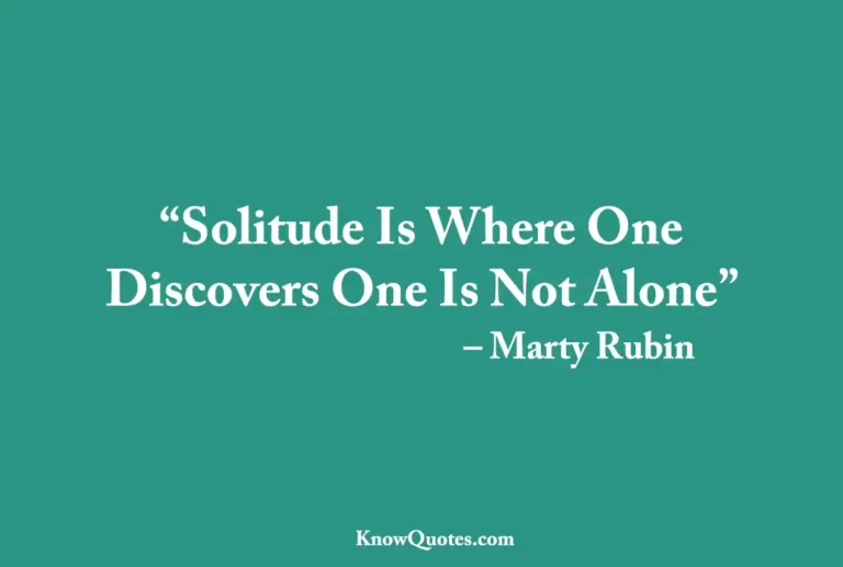 Solitude Sayings