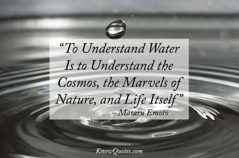 Water Is Life Quote