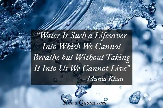 Life Quotes About Water