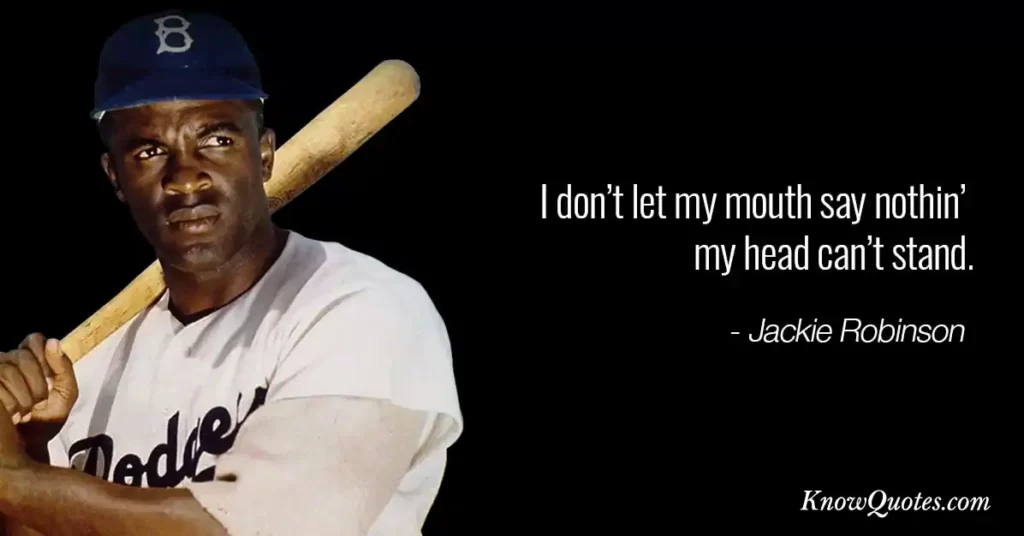 jackie robinson famous quotes
