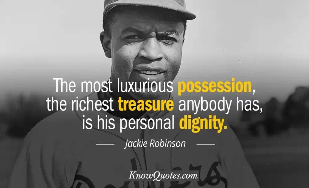 jackie robinson life quote
