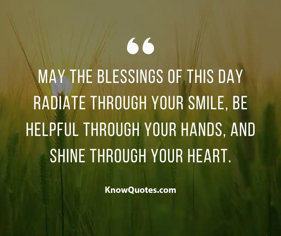 Blessing Short Quotes