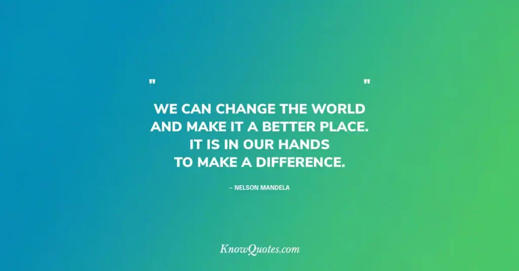 Quote About Small Things Making Big Difference