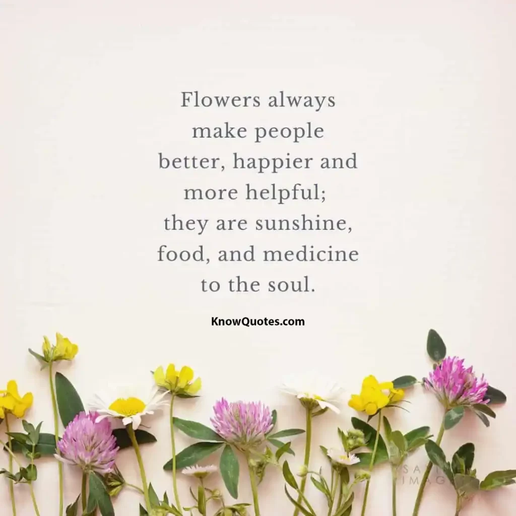 Quotes With Flowers and Life