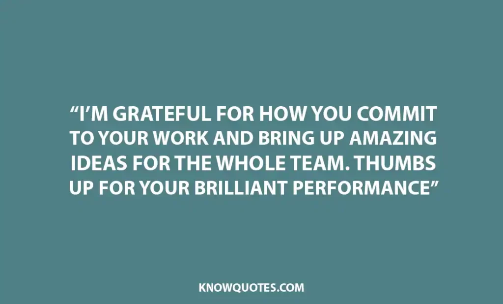 Inspirational Thank You Quotes for Employees