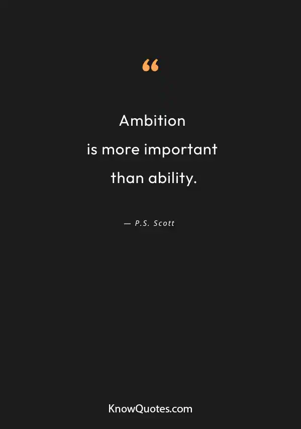 Ambition Quotes in English