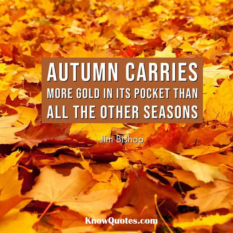 Short Autumn Quotes Inspirational