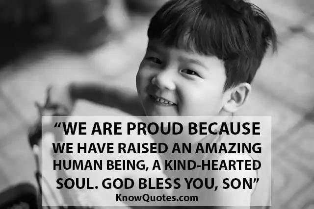God Bless My Son Quotes