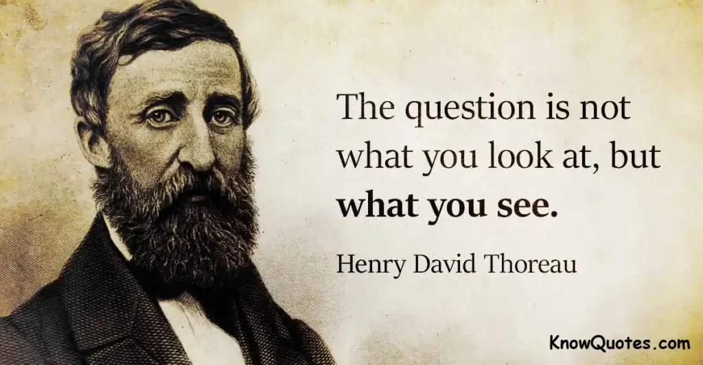 Famous Quotes of Henry David Thoreau