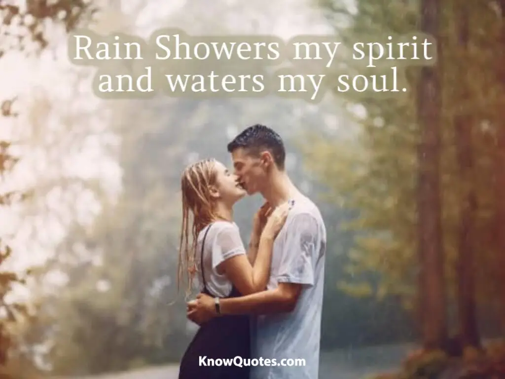 Romantic Rain Quotes