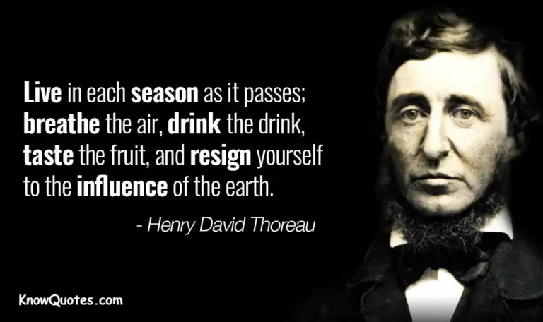 Famous Quotes by Henry David Thoreau