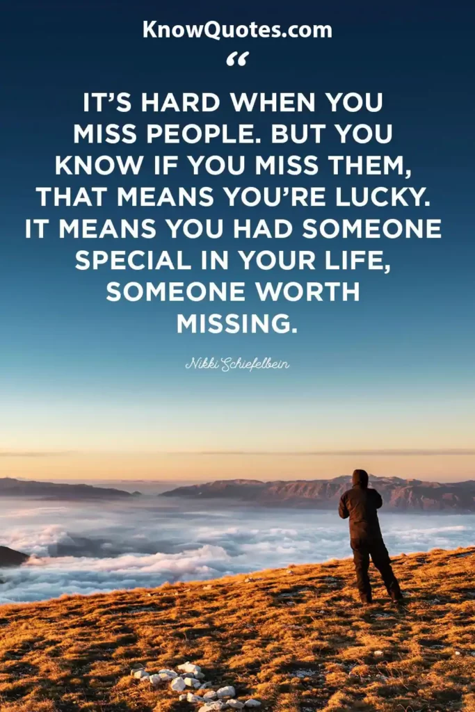 Will Missing You Quotes