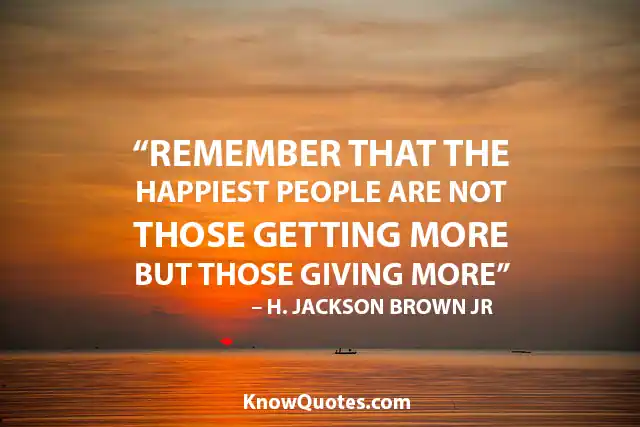 Quotes on Charity Work