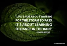 Short Quote About Rain