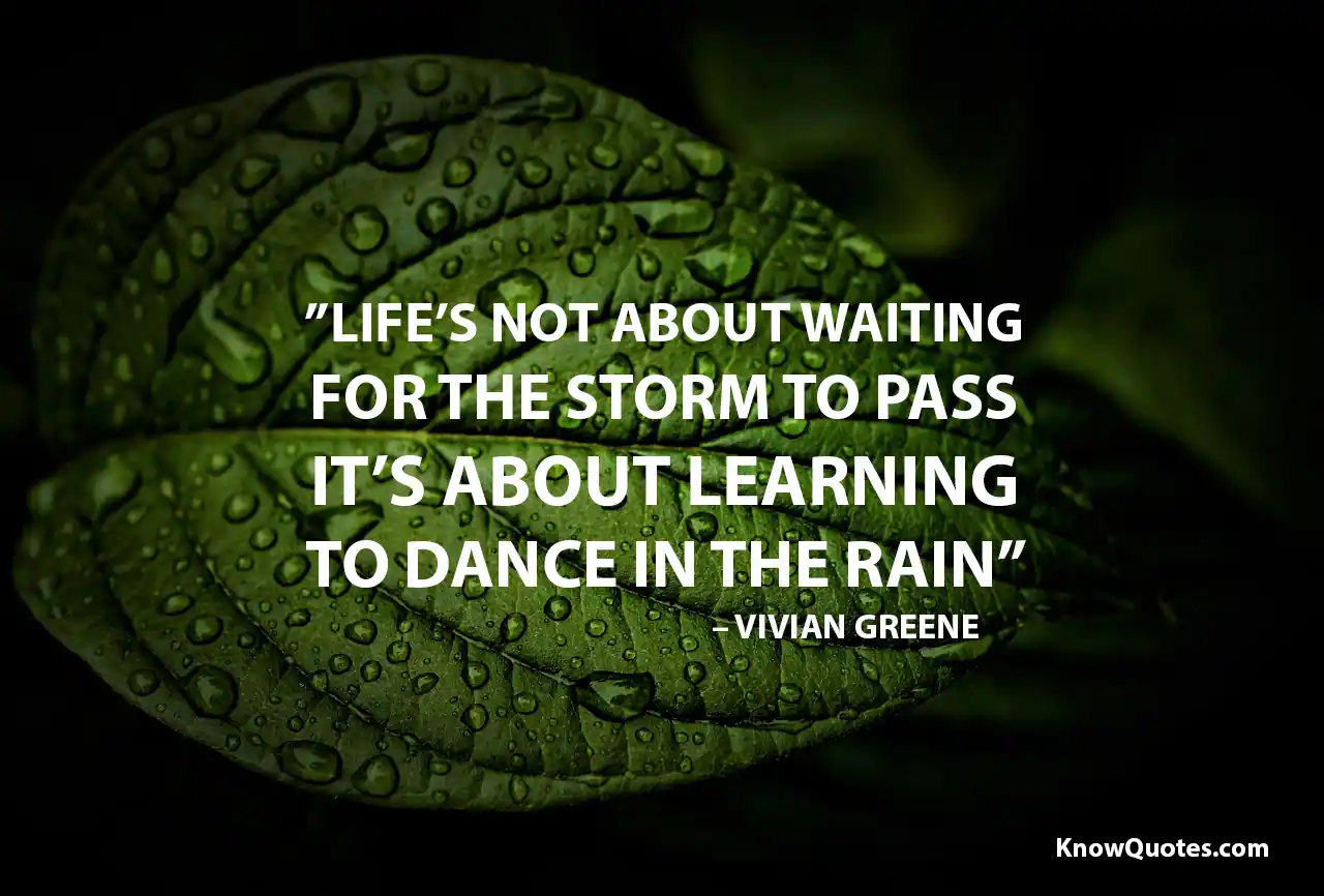 Short Quote About Rain
