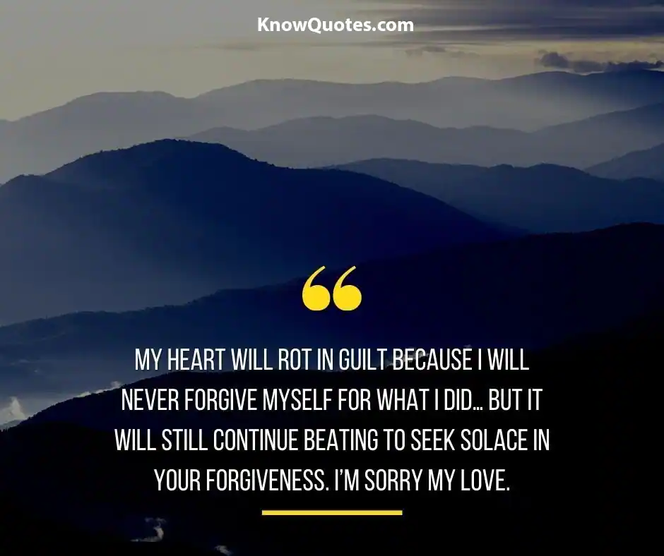 Sorry Love Quotes for Him