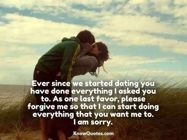 Sorry Love Quotes