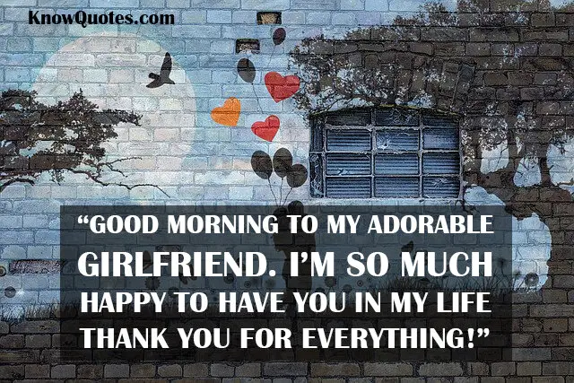 Good Morning Quotes for Your Girlfriend