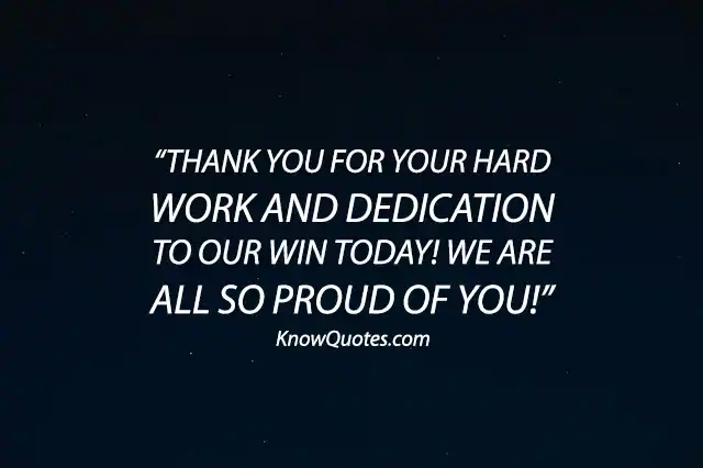 Appreciation Quotes for Job Well Done
