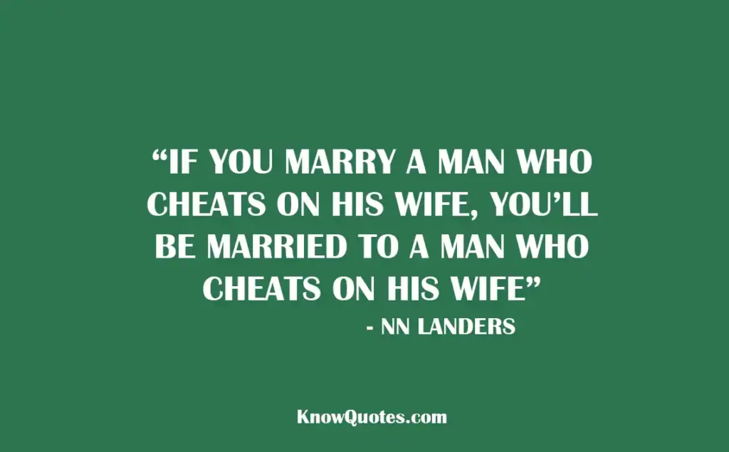 Quotes About Cheating